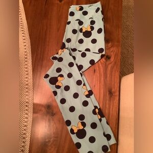 LuLaRoe Mini mouse and polka dot Leggings